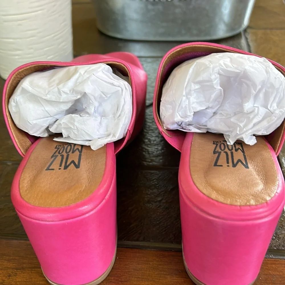 Miz Mooz Pink Women's Sandals - Picture 7 of 10